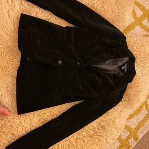 Classic velvet black blazer